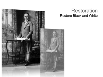 restoration b&w